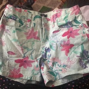 GAP girls shorts floral size 10
